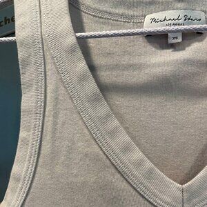 Michael Stars Maya V-neck Tank, size XS, Cement